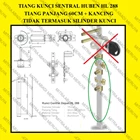 TIANG Kunci Sentral Depan Central Lock HL 288 HUBEN (60cm) 1