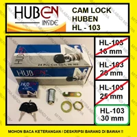 Kunci Loker Kait Camlock 30 mm Kunci Lemari Huben HL 103-30 Fitting dan Hardware Perabotan