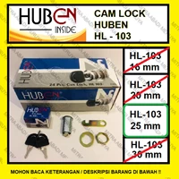 Kunci Loker Kait Camlock 25 mm Kunci Lemari Huben HL 103-25 Fitting dan Hardware Perabotan