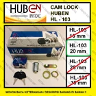 Kunci Loker Kait Camlock 20 mm Kunci Lemari Huben HL 103-20 Fitting dan Hardware Perabotan 1
