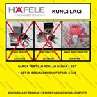 Anak Kunci MASTER KEY Hafele 209.99.900 Fitting dan Hardware Perabotan 2