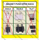 Kunci Magnet Lemari Kaca Push Open Kitchen Set Magnet Double Fitting dan Hardware Perabotan 1
