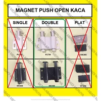 Kunci Magnet Lemari Kaca Push Open Kitchen Set Magnet Double Fitting dan Hardware Perabotan