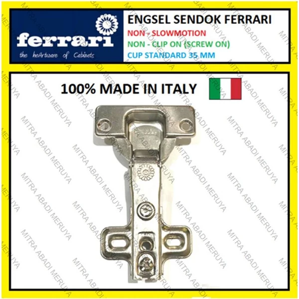 Engsel Lemari Pakaian Engsel Sendok Ferrari Ferari Fitting dan Hardware Perabotan
