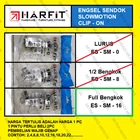 Engsel Sendok HARFIT ES-SM-16 Full Bengkok Engsel Slowmotion Fitting dan Hardware Perabotan 1