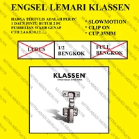 Engsel Lemari KLASSEN 3338 - 1/2 Bengkok Fitting dan Hardware Perabotan