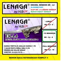 Engsel lemari HUBEN LENAGA engsel sendok LENAGA EK-8 (1/2 Bkk) Fitting dan Hardware Perabotan