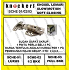 Engsel Lemari Engsel Sendok Slowmotion KNOCKERS SCHE 01/02/03 Fitting dan Hardware Perabotan 1