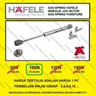 Gas Spring HAFELE Hidrolik Jok Motor 100 N Hidrolik Lemari Cabinet Fitting dan Hardware Perabotan 2