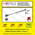 Gas Spring HAFELE Hidrolik Jok Motor 150 N Hidrolik Lemari Cabinet Fitting dan Hardware Perabotan 2