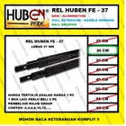 Rel Laci HUBEN 30 cm Double Track / Full Extension / Ball Bearing FE37 Fitting dan Hardware Perabotan 2
