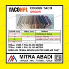 GROSIR Edging TACO HPL 42/1 mm Putih Kulit Jeruk Fitting dan Hardware Perabotan 1