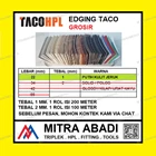 GROSIR Edging TACO HPL 22/1 mm Putih Kulit Jeruk Fitting dan Hardware Perabotan 1