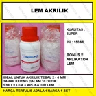 Lem Akrilik Crystal Glue Acrylic Glue Lem Acrylic Lem Mika Fitting dan Hardware Perabotan 1