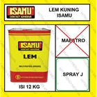 Lem ISAMU Spray J Ukuran Blek Lem Kuning Spray Lem Spray Fitting dan Hardware Perabotan 1