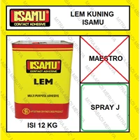 Lem ISAMU Spray J Ukuran Blek Lem Kuning Spray Lem Spray Fitting dan Hardware Perabotan